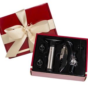 Wine Set (Opener, Aerator Pourer, Pump, Stoppers)